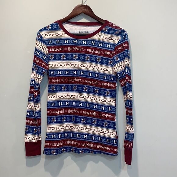 Harry Potter Christmas/winter long sleeve Pj top - Picture 8 of 8